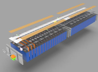 方形动力电池模组线图1